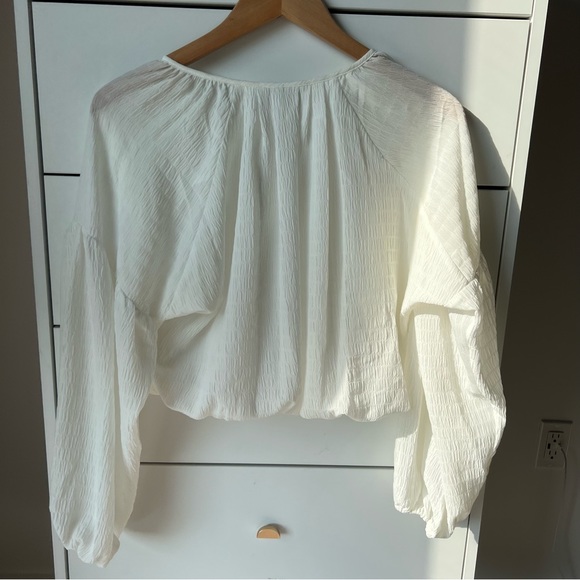 White peasant hippie blouse - Picture 5 of 5